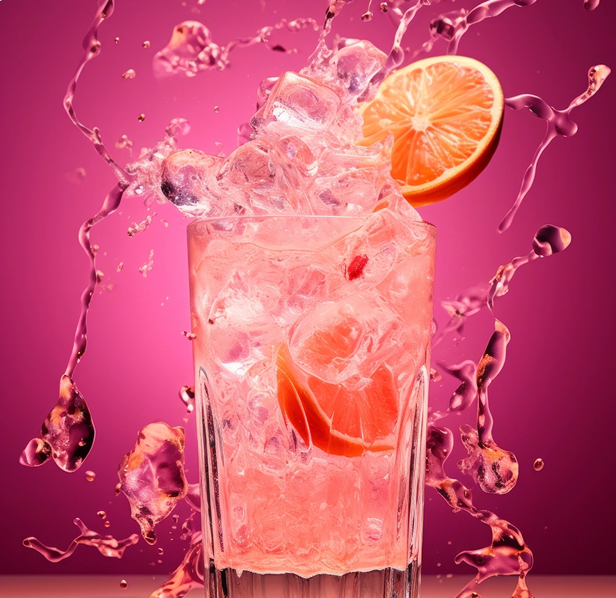 Segunda imagem de demonstração do produto Xarope Pink Lemonade Vora 1L 